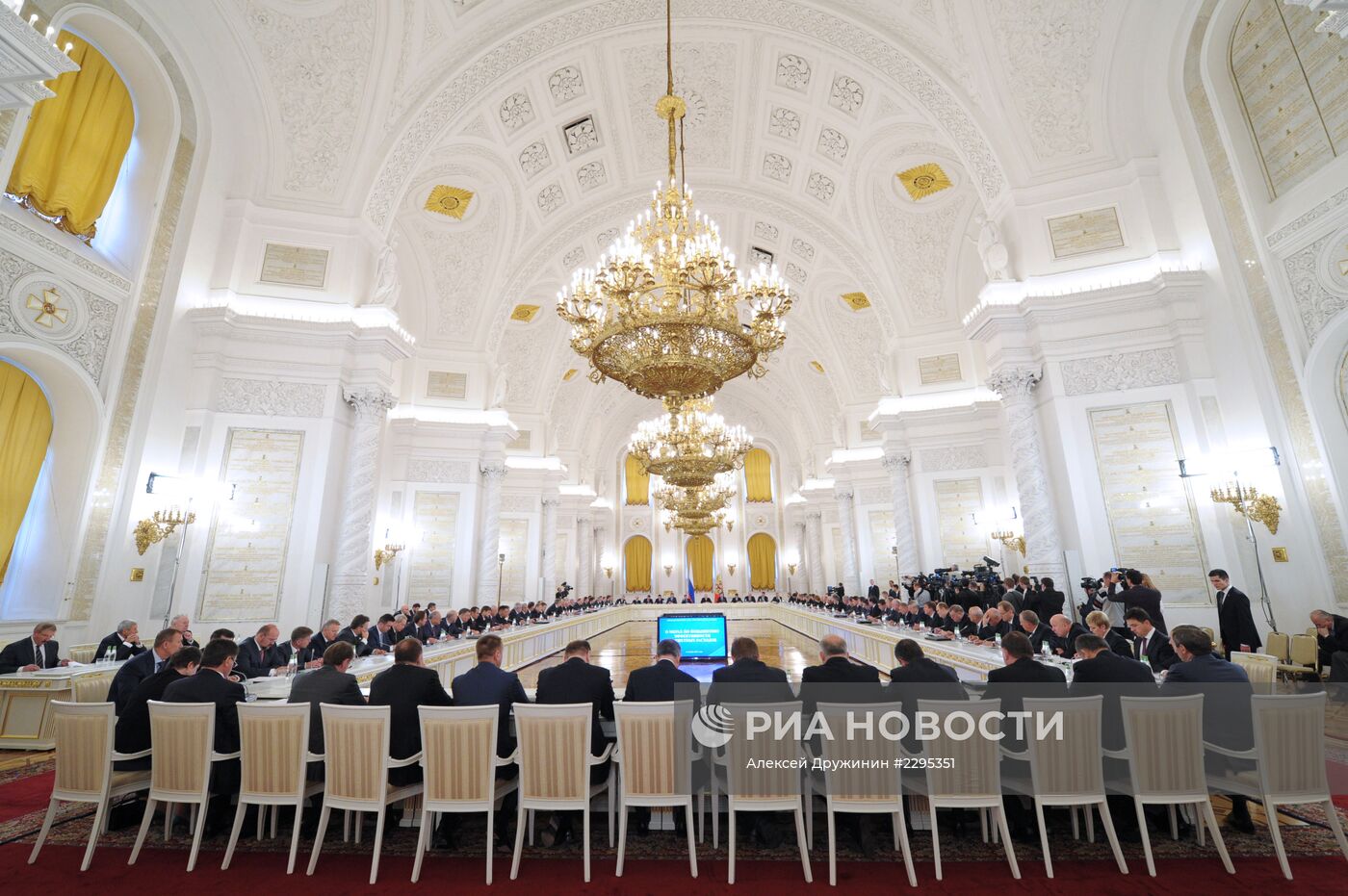 Заседание Государственного совета РФ в Кремле