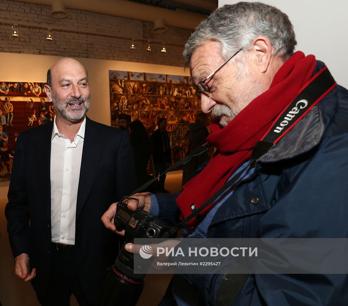 Встреча с Н.Нестеровой на ее выставке "Генеральная репетиция юбилея"