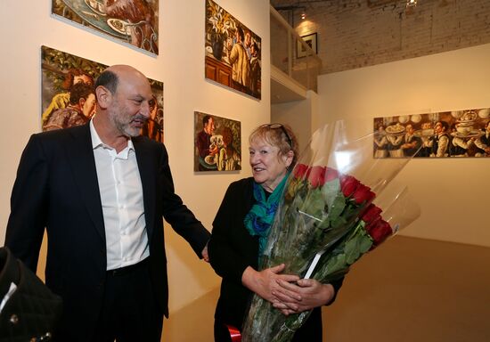 Встреча с Н.Нестеровой на ее выставке "Генеральная репетиция юбилея"