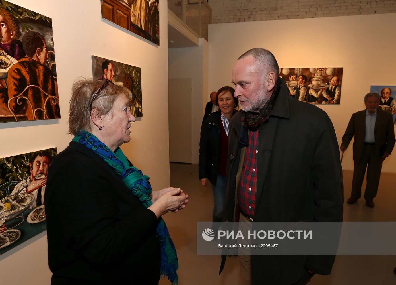 Встреча с Н.Нестеровой на ее выставке "Генеральная репетиция юбилея"