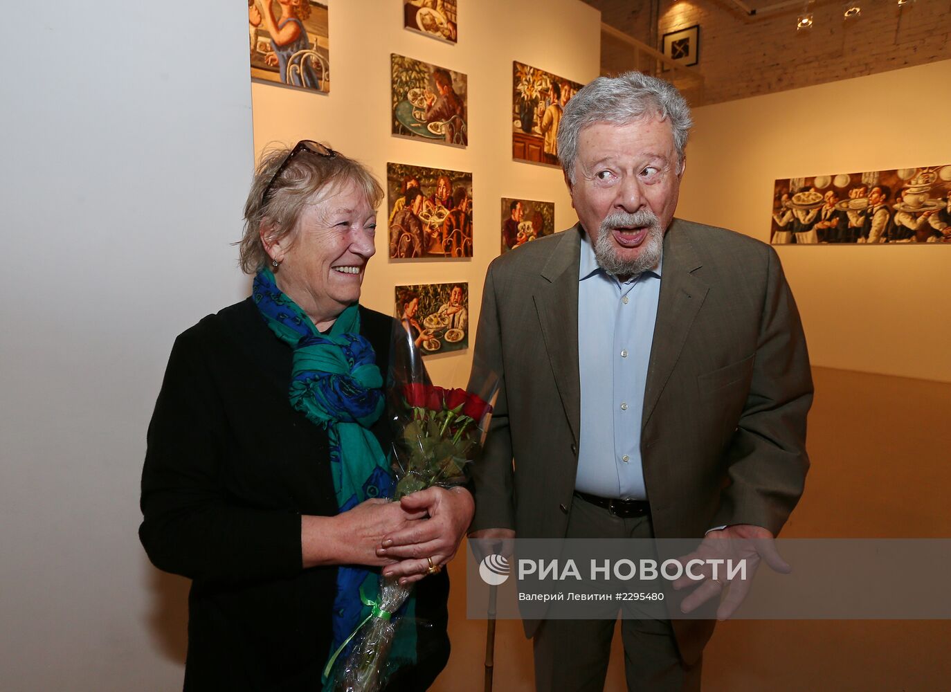 Встреча с Н.Нестеровой на ее выставке "Генеральная репетиция юбилея"