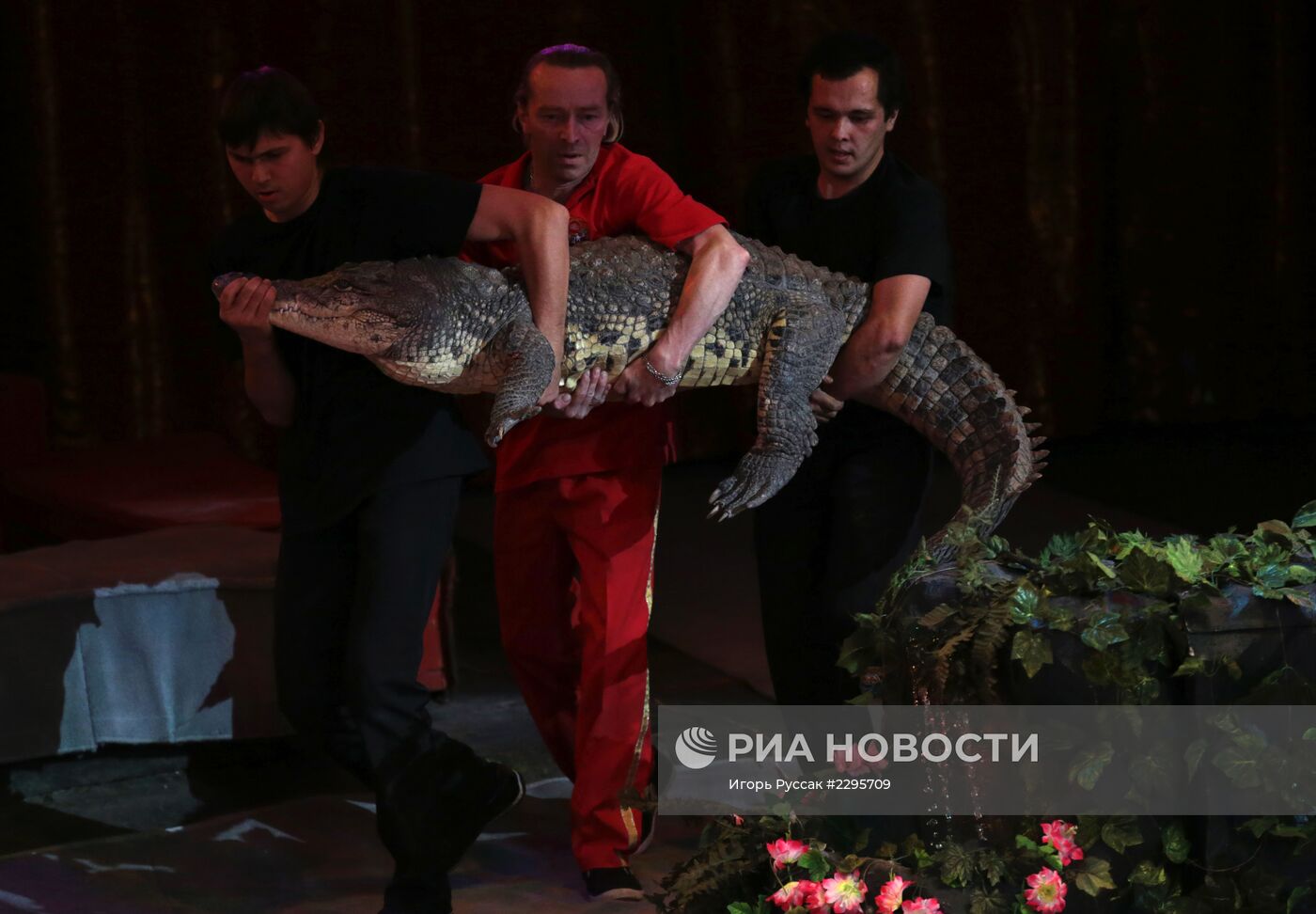 Прогон новой программы в цирке Славы Полунина