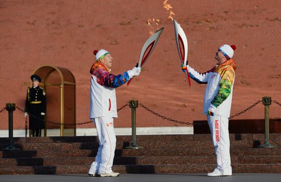 Старт эстафеты Олимпийского огня