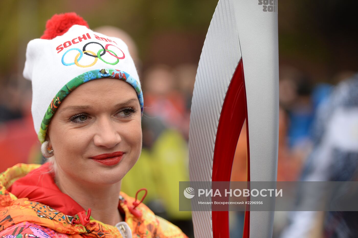 Эстафета Олимпийского огня. Москва. День 1