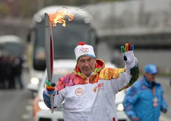 Эстафета Олимпийского огня. Москва. День 1