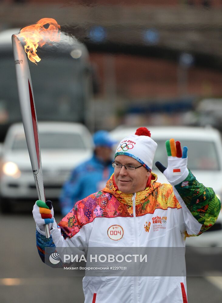 Эстафета Олимпийского огня. Москва. День 1