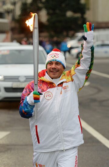 Эстафета Олимпийского огня. Москва. День 1