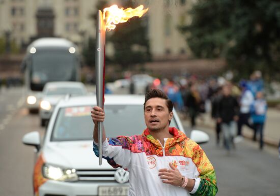 Эстафета Олимпийского огня. Москва. День 1