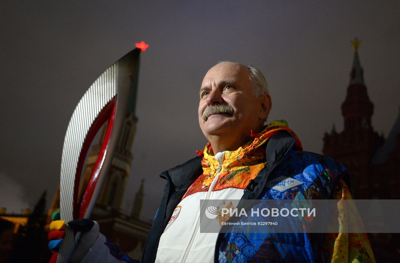 Эстафета Олимпийского огня. Москва. День 2