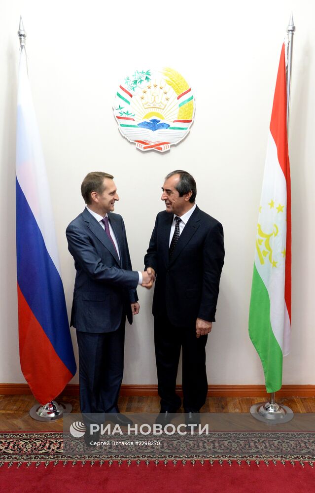 Визит председателя Госдумы РФ С.Нарышкина в Таджикистан