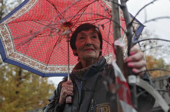 Закладка "Аллеи Ленфильма" в Санкт-Петербурге