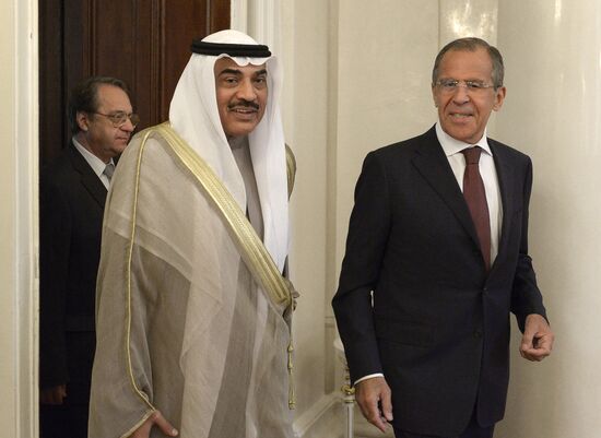 Встреча глав МИД России и Кувейта в Москве