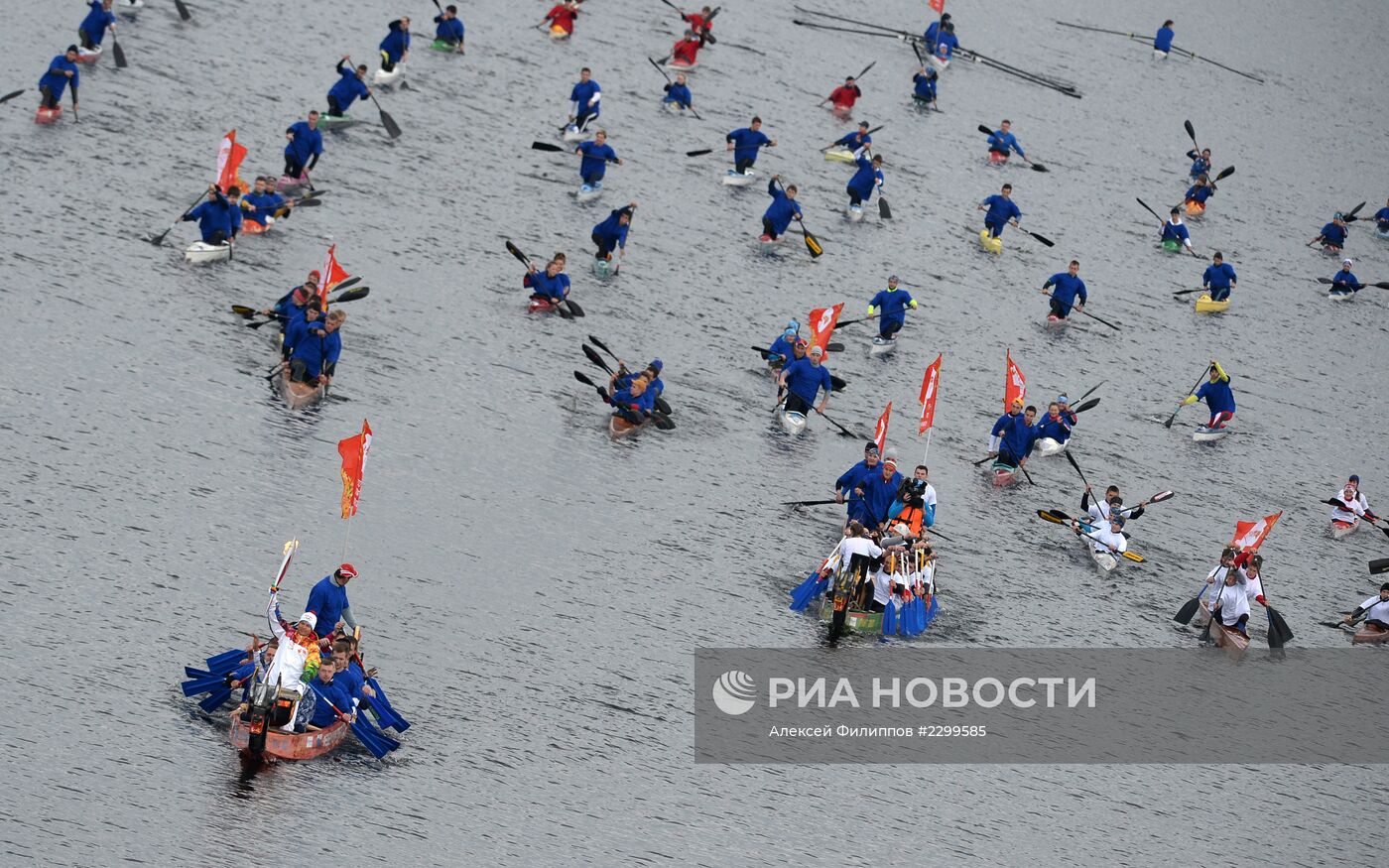 Эстафета Олимпийского огня. Тверская область