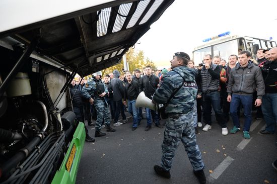 Беспорядки в московском районе Бирюлево