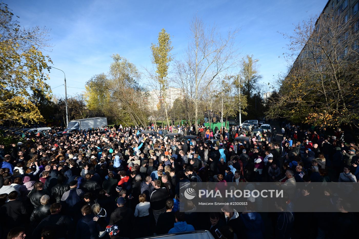 Беспорядки в московском районе Бирюлево