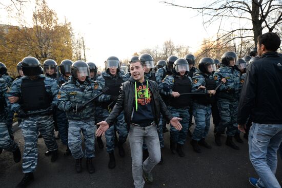 Беспорядки в московском районе Бирюлево