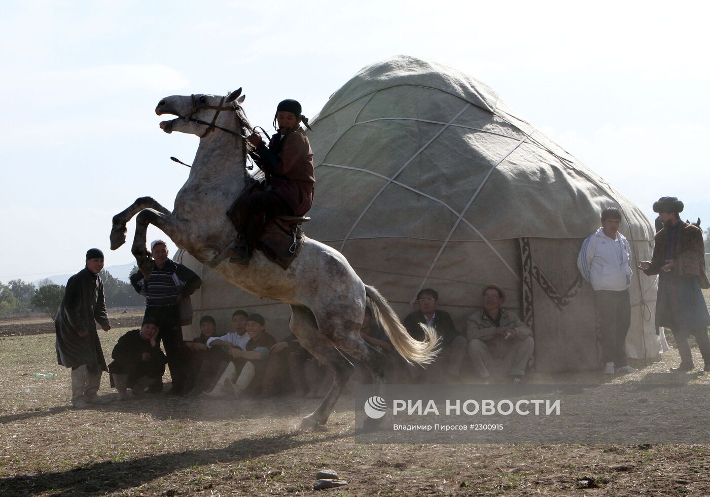 Подготовка к празднованию Курбан-Байрам в Киргизии
