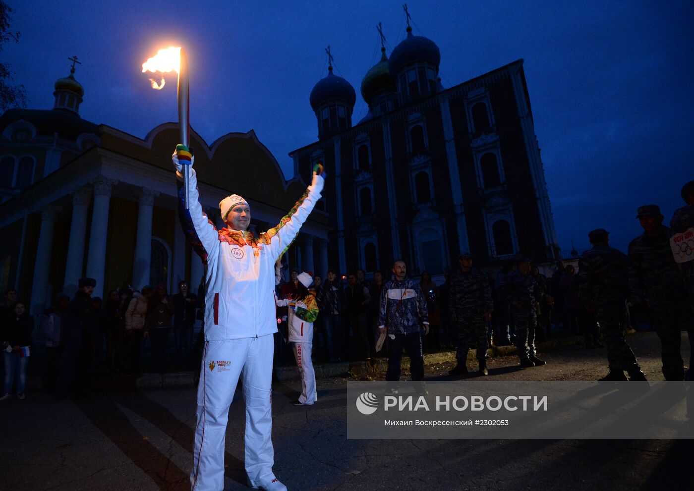 Эстафета Олимпийского огня. Рязань