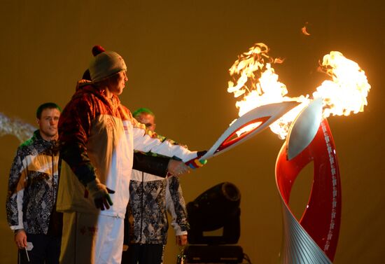 Эстафета Олимпийского огня. Рязань