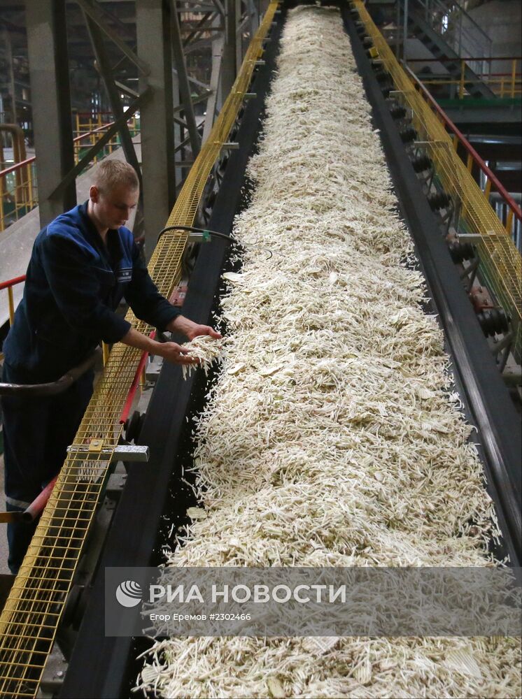 Работа сахарного завода в городе Слуцк