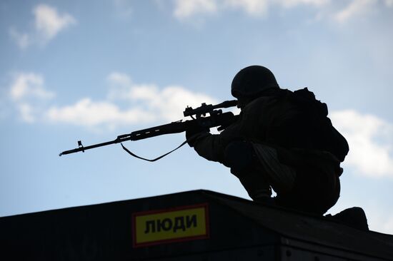 Соревнования спецназа в Новосибирске