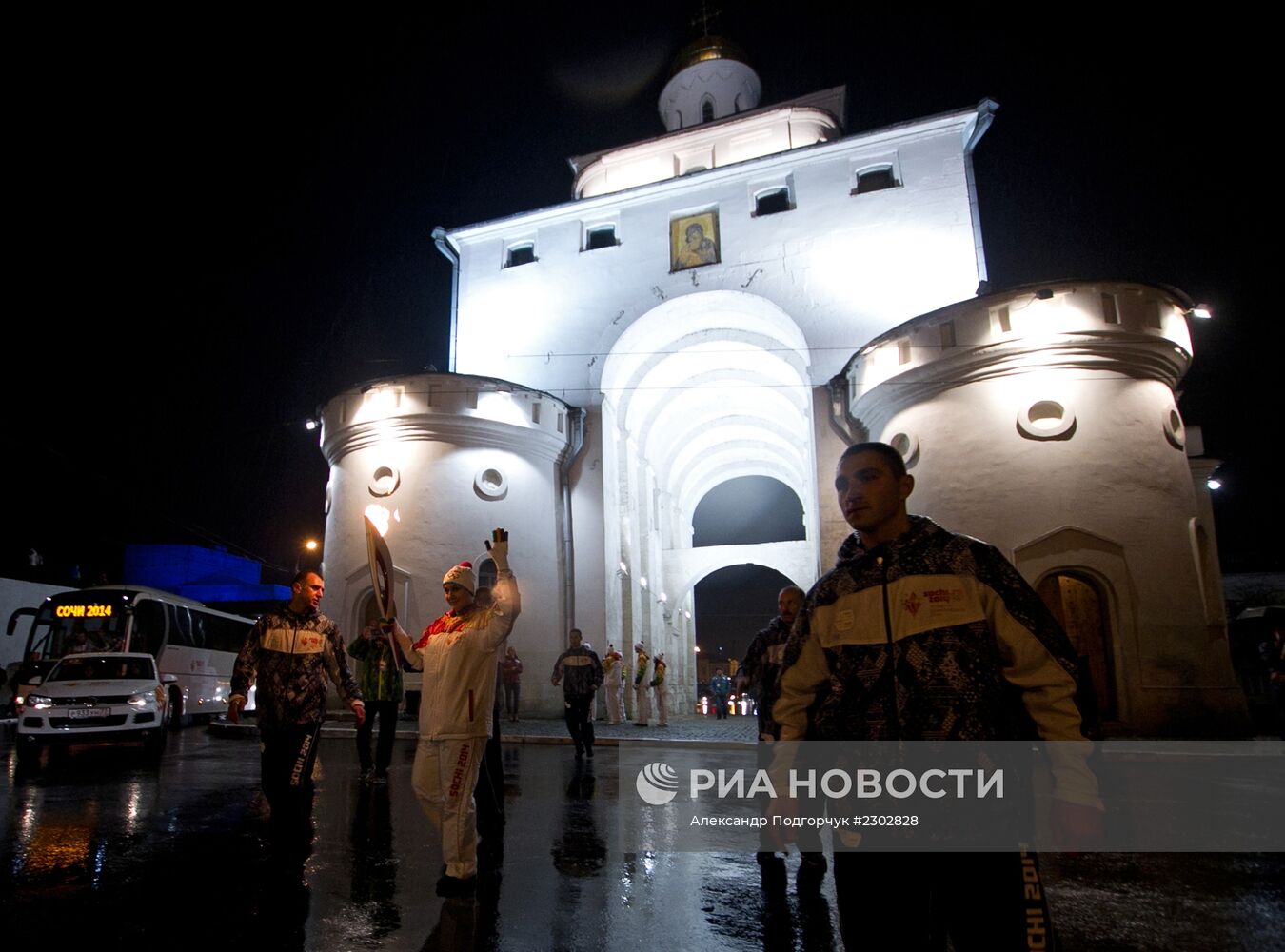 Эстафета Олимпийского огня. Владимирская область