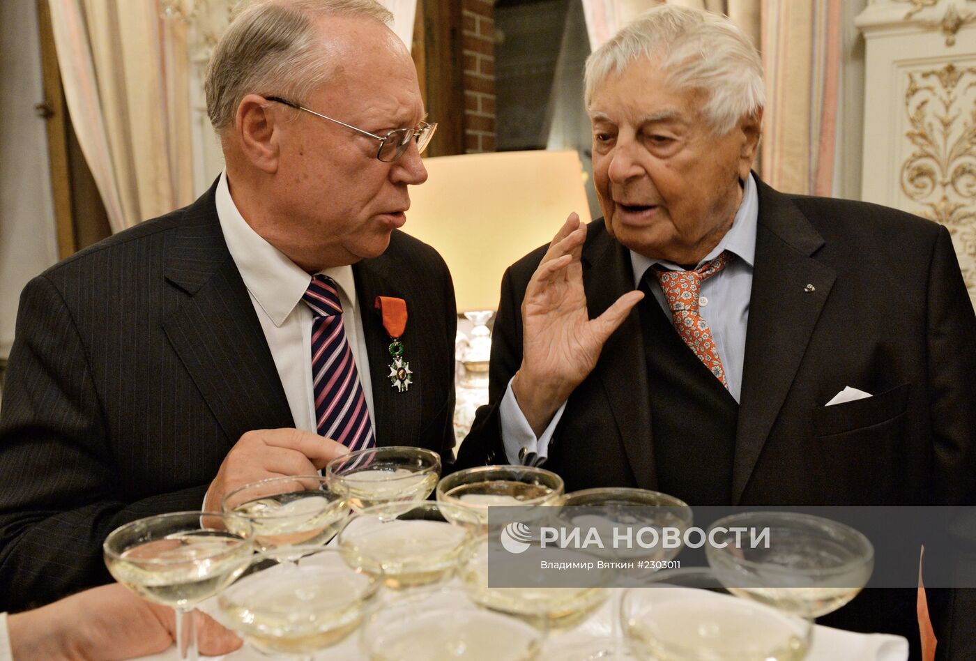 Награждение Орденом Почетного легиона В.Шадрина