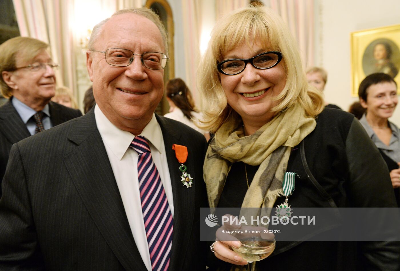 Награждение Орденом Почетного легиона В.Шадрина