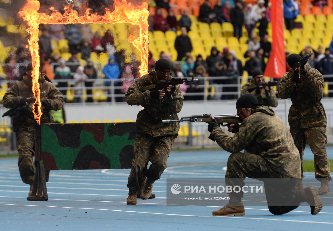 Спортивный праздник московской полиции