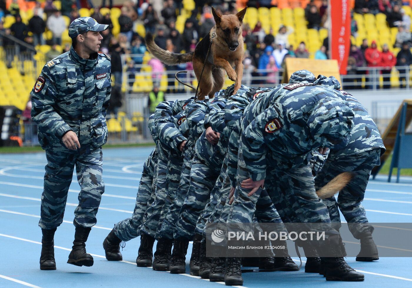 Спортивный праздник московской полиции