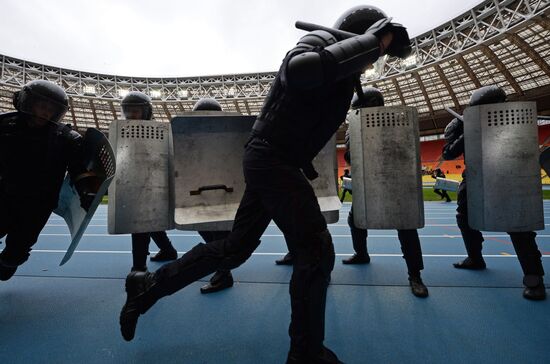 Спортивный праздник московской полиции
