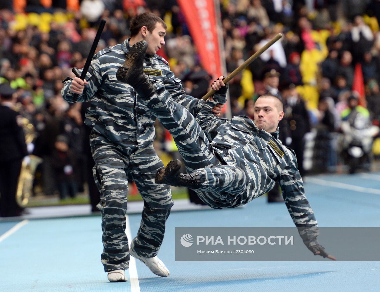 Спортивный праздник московской полиции