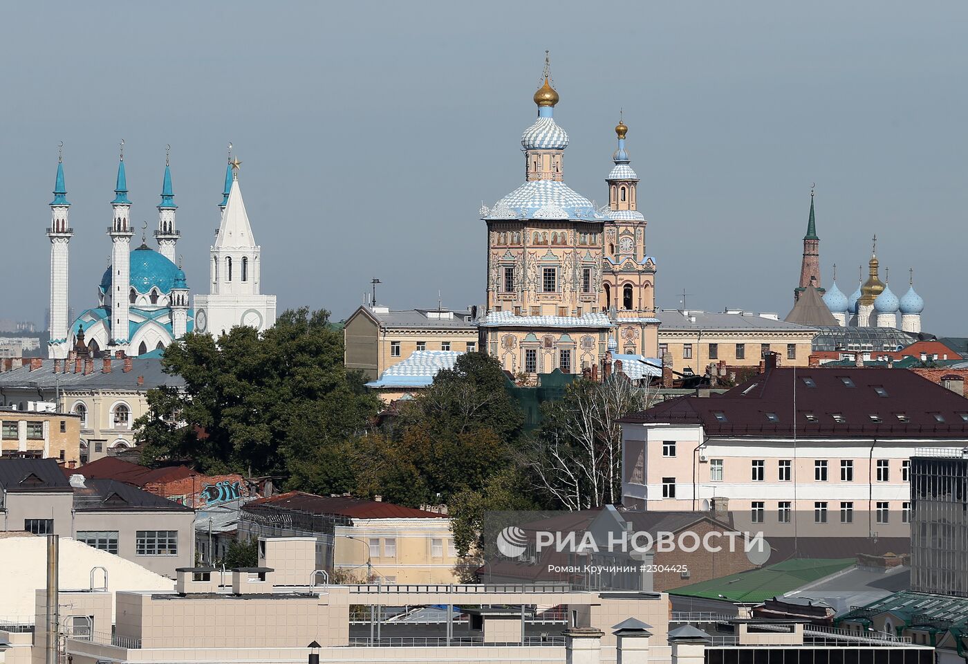 Вид с крыши казанского вокзала