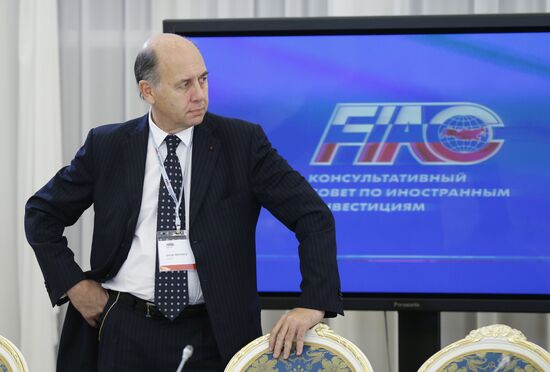Заседание Консультативного совета по иностранным инвестициям в России