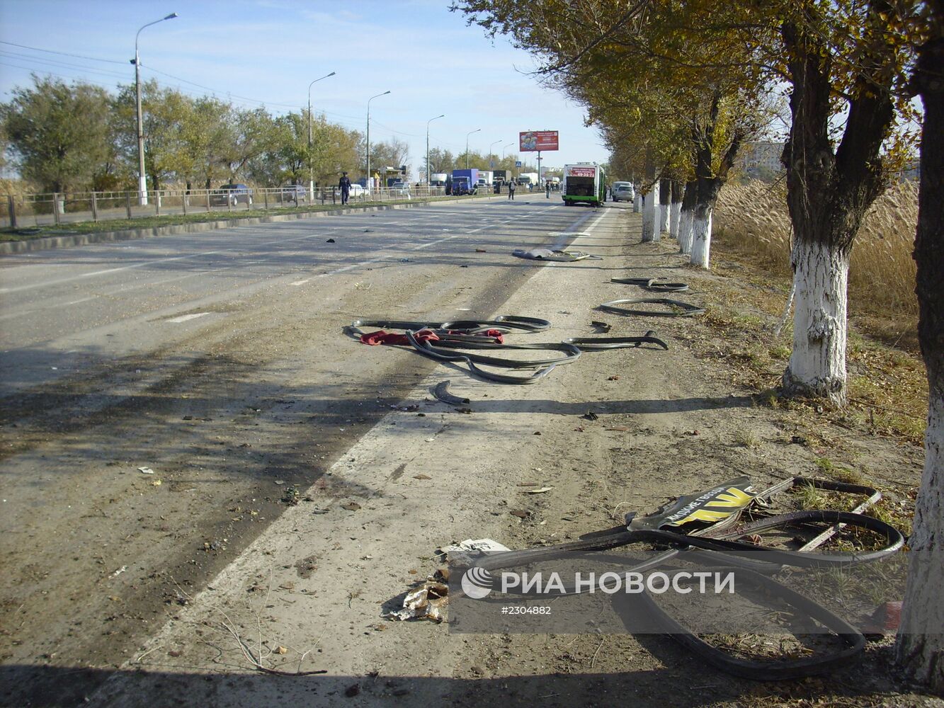 Взрыв пассажирского автобуса в Волгограде