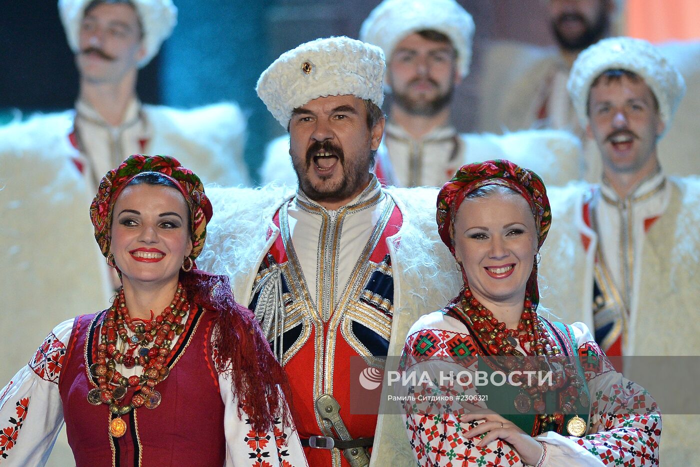 Съемки Новогодней программы телеканала "Культура"