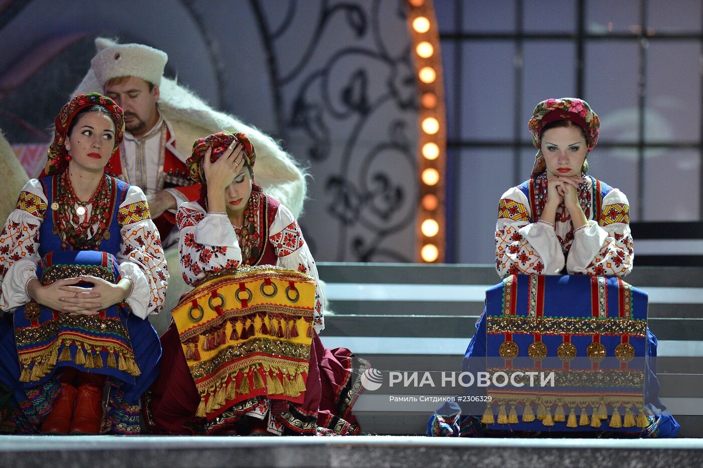 Съемки Новогодней программы телеканала "Культура"