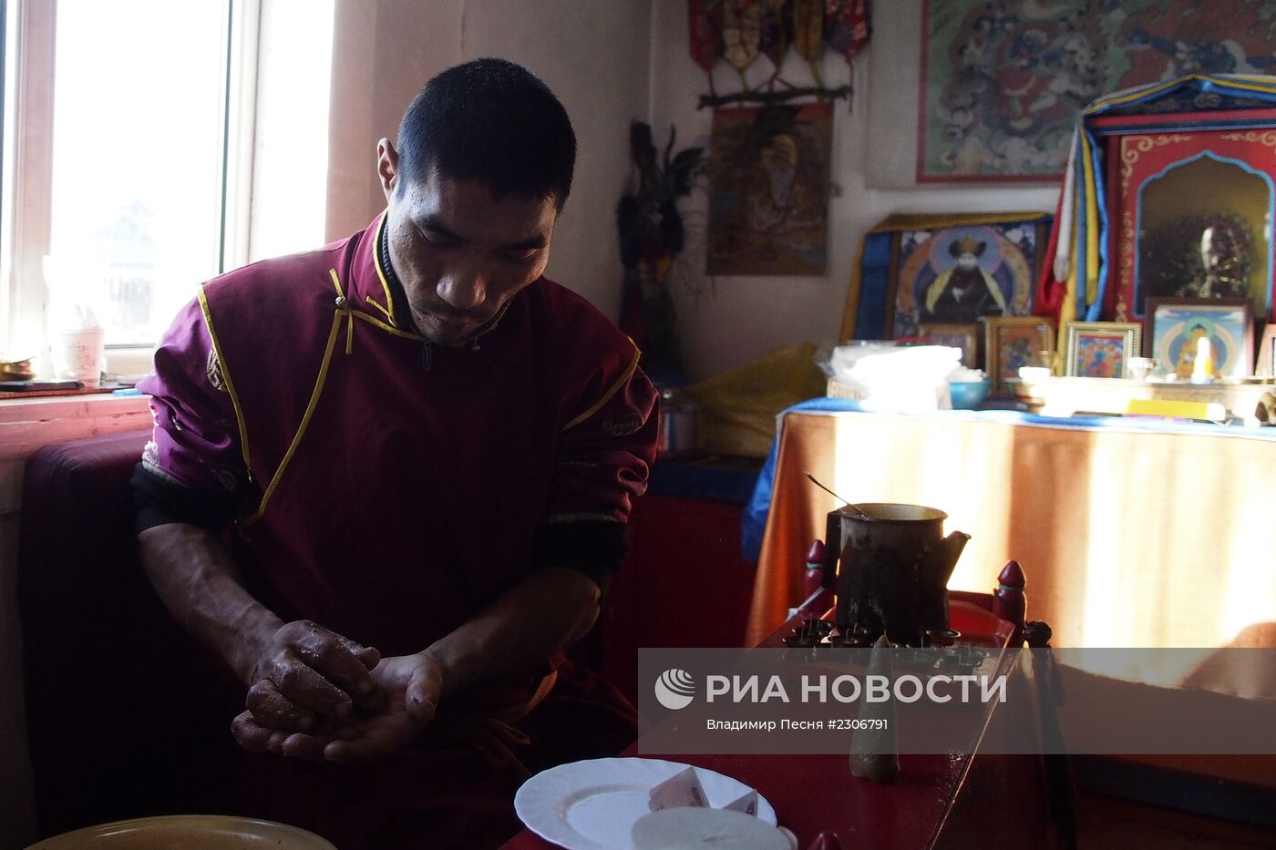 Буддийский монастырский комплекс Иволгинский дацан в Бурятии