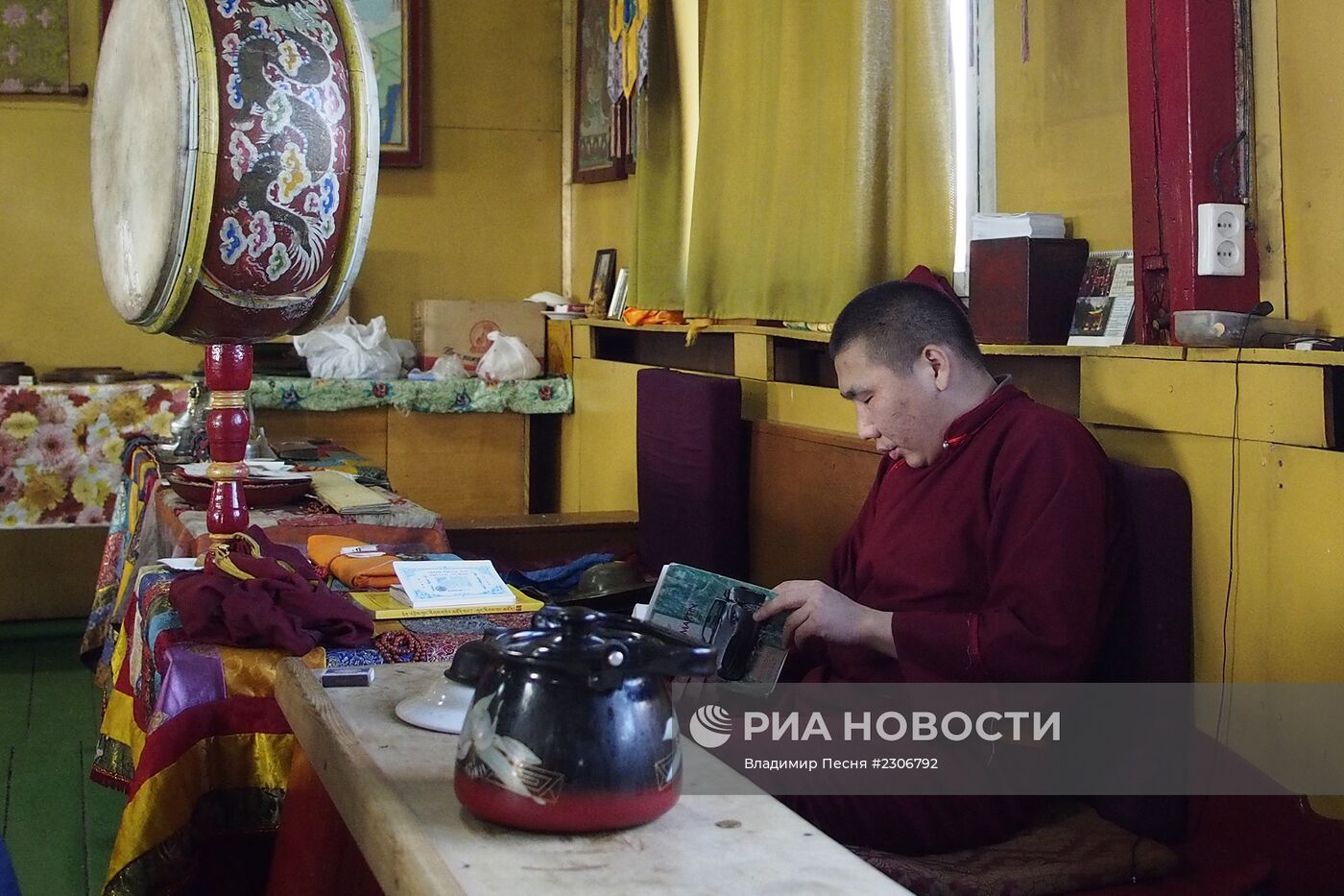 Буддийский монастырский комплекс Иволгинский дацан в Бурятии