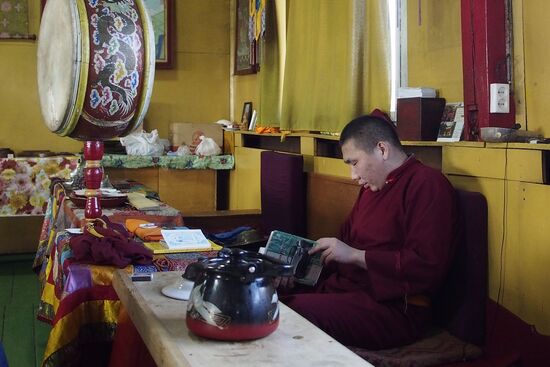 Буддийский монастырский комплекс Иволгинский дацан в Бурятии