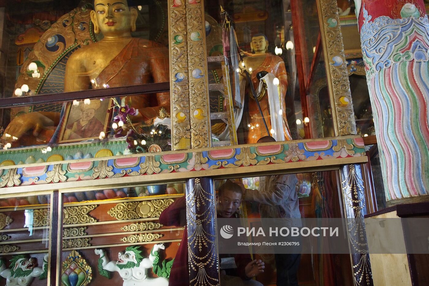 Буддийский монастырский комплекс Иволгинский дацан в Бурятии