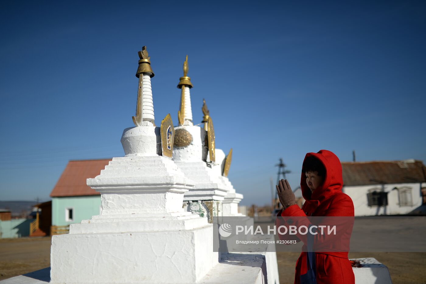 Буддийский монастырский комплекс Иволгинский дацан в Бурятии