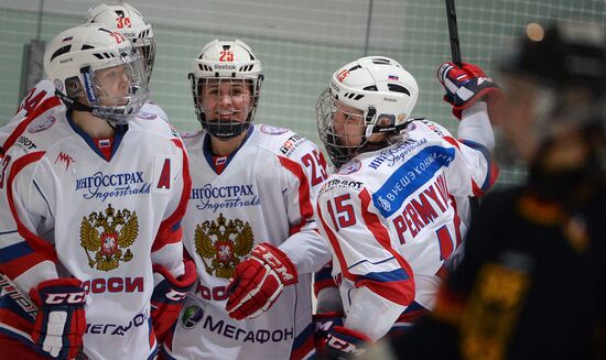 Хоккей. Товарищеский матч сборных России и Германии