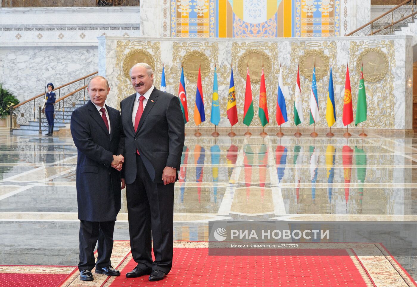 Рабочий визит В.Путина в Белоруссию