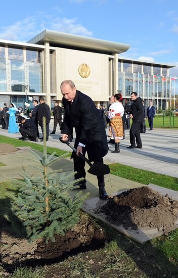 Рабочий визит В.Путина в Белоруссию