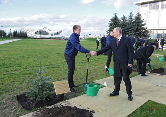 Рабочий визит В.Путина в Белоруссию