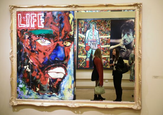 Открытие выставки картин Сильвестра Сталлоне в Русском музее