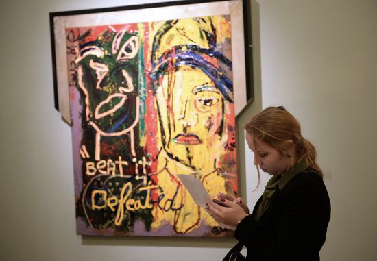 Открытие выставки картин Сильвестра Сталлоне в Русском музее
