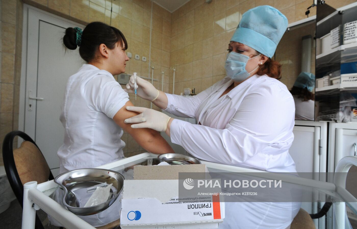 Вакцинация против гриппа в Челябинске