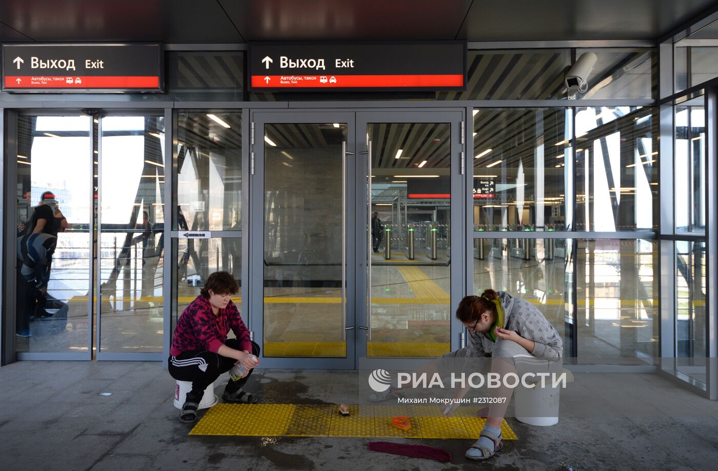 Отправление электропоезда "Ласточка" в Красную Поляну